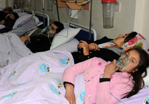 2 kişi öldü 450 kişi hastanelik oldu