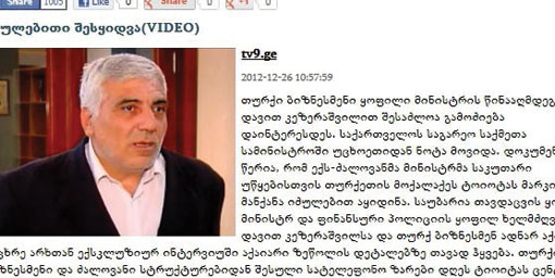 Gürcistan’da Türkler hep mafya kurbanı olmuş