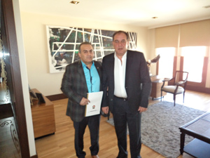 Balaban Demirören ile görüştü !