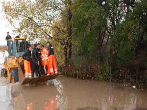 Gümüşhane'de sel!