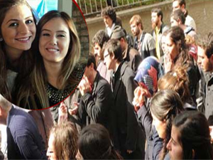 Cenazede din görevlisine tepki