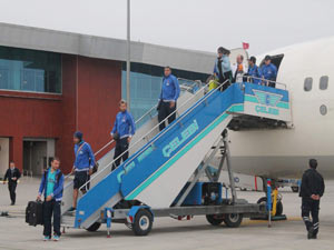 Trabzonspor futbolcuları yorgun düştü