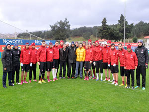 Trabzonsporlu sanatçılardan ziyaret