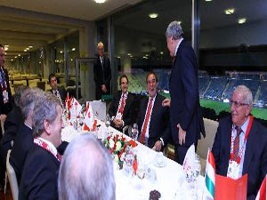 Milli maç öncesi bir araya geldiler