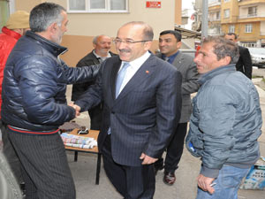 Esnaf'tan Belediye Başkanı'na teşekkür