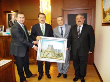 Keskin'den Bakan Çelik'e ziyaret