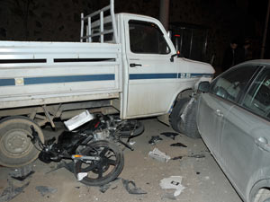 Gümüşhane'de trafik kazası !