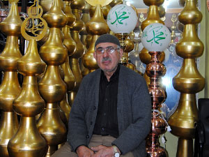 Trabzonlu bakırcı yarım asırdır "alem" yapıyor!