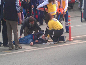 Sürmene'de trafik kazası