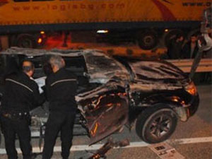 Eğitimcileri yasa boğan kaza