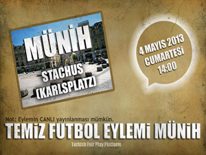 Temiz Futbol Eylemi Münih'te....
