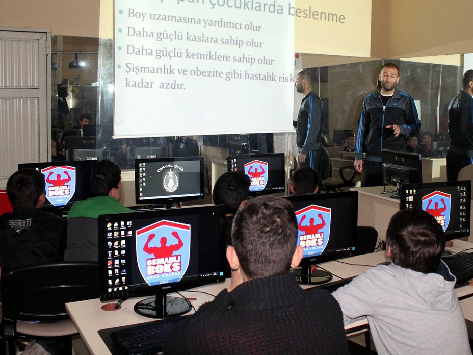 Trabzon'da bu boks kulübü başka