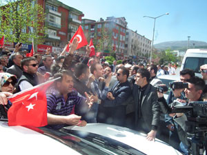 Tepki yürüyüşü yapıldı