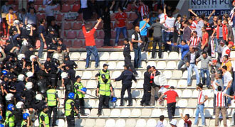 1461 Trabzon maçında olaylar!