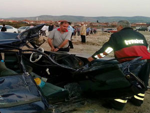 Feci kaza 1 ölü 1 yaralı