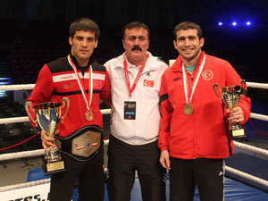 Trabzonlu Boksör altın kemeri kaptı
