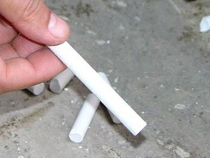 Tozsuz tebeşir astım yapıyor