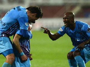 Trabzonspor galibiyet andı içti