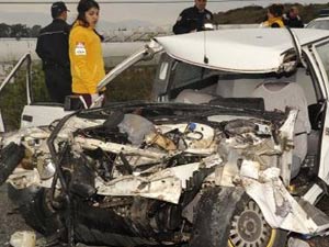 Düğün dönüşü kaza