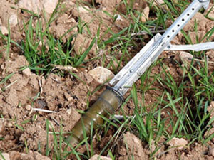 Ceylanpınar'a roket mermisi düştü