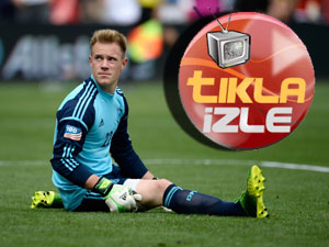 Alman kaleci öyle bir gol yedi ki...