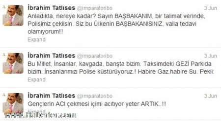 İbrahim Tatlıses'ten Gezi Parkı Yorumu