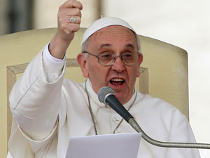 Papa'dan skandal ifade!