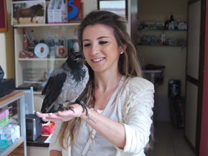 "Okan Karga" Vakfıkebir'in maskotu oldu