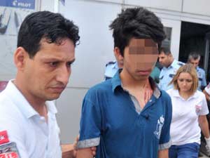 Babası başında bira şişesi parçaladı!