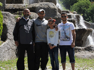 Arap turistler Rize'ye hayran kaldı