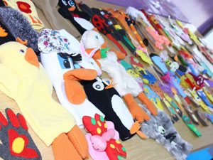 Trabzon'da el yapımı oyuncaklar ilgi çekti