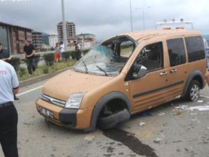 Trabzonlu aile ölümden döndü