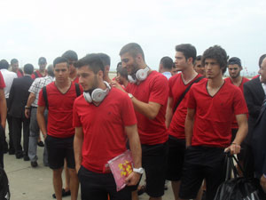 U20 Milli takımı Trabzon'a geldi