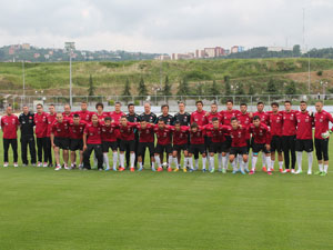 U20 Trabzon'da Antrenman yaptı