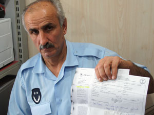 Zabıta amirinden hastane eylemine tepki