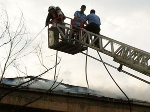 Trabzon Yenicuma'da yangın!