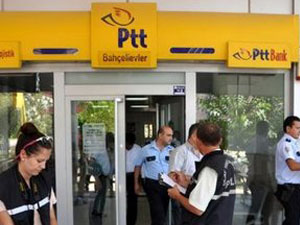 PTT şubesinde soygun!