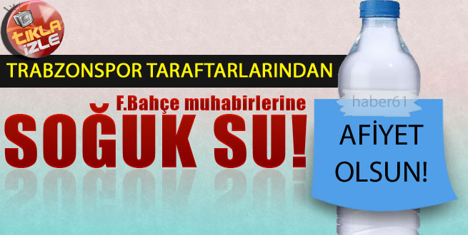 Fenerbahçe muhabilerine soğuk su!
