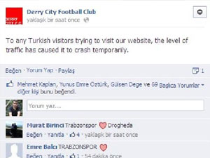 Trabzonspor taraftarı akın edince...