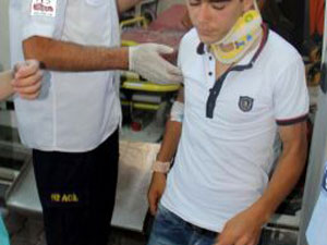 Kuran Kursu minibüsü devrildi