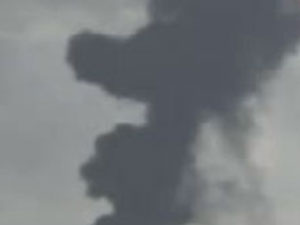 Tunceli'de araç yakıldı