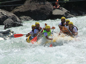 Rafting Şampiyonası Rize'de başladı