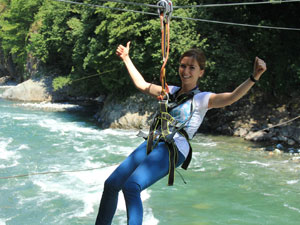 Rize usulü "Zipline"