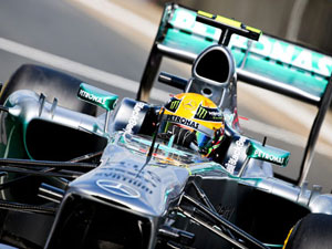 Almanya'da pole pozisyonu Hamilton'ın