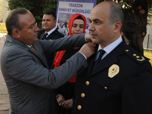 Trabzon Emniyetinde terfi ve tayin heyecanı