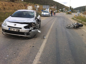 Kadın sürücü ölümden döndürdü!