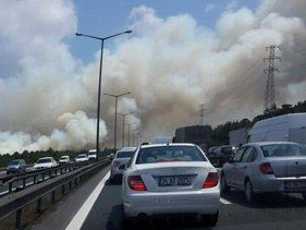 Beykoz alev alev yanıyor