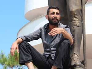 Trabzon'da bir garip oturma eylemi!