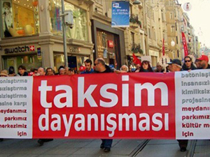 Taksim dayanışması üyelerine şok