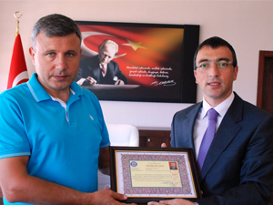 jandarma komutanı Of'a veda etti